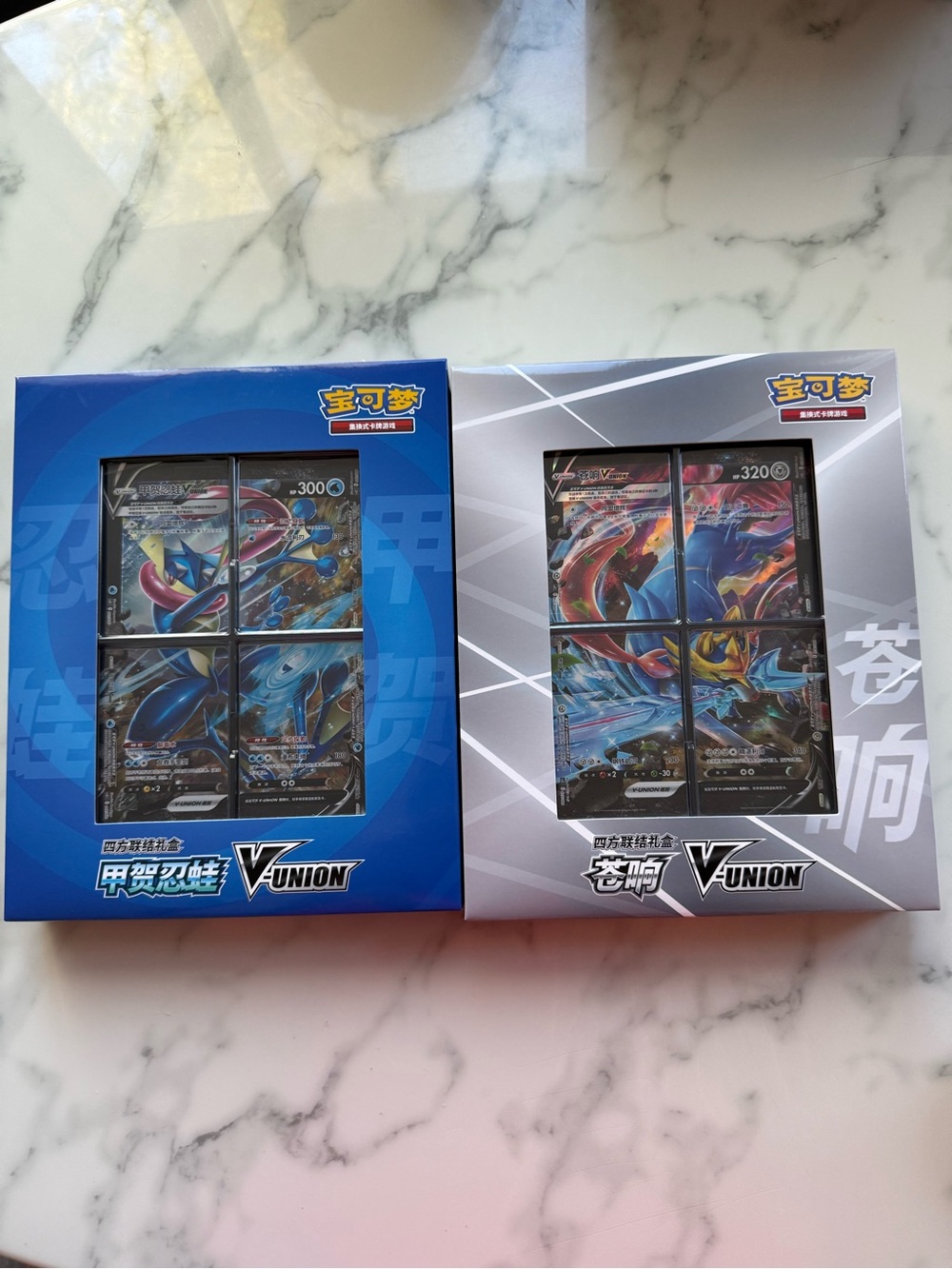 Pokemon V-Union Card Set - Blue & Silver